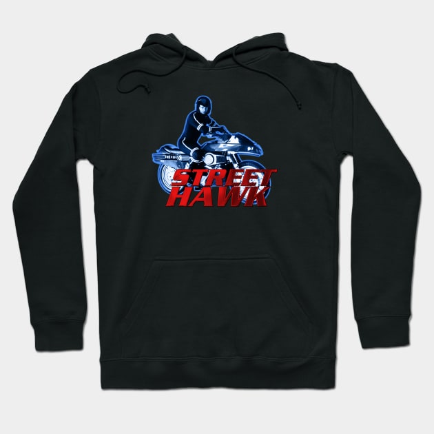 Street Hawk Hoodie by BigOrangeShirtShop